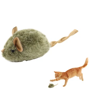 Mice Mouse Rattle Squeaker Cat Toy Interactive Kitten Playing Squeak Chewing Toy - Picture 1 of 12