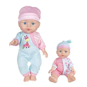 Twin Baby Doll Play Set With Accessories Kids Toy Gift Soft Child Doll Set - Picture 1 of 3