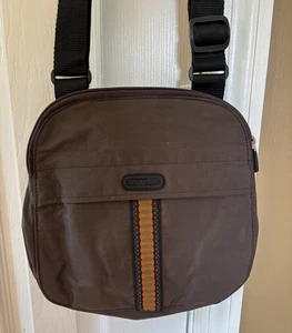 Baggallini Umhängetasche braun Nylon orange gebraucht 10x9x2 - Bild 1 von 7