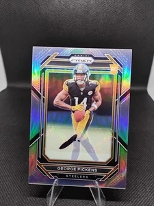 2022 Panini Prizm GEORGE PICKENS Rookie Auto Silver Prizm RC SP Steelers - Picture 1 of 2