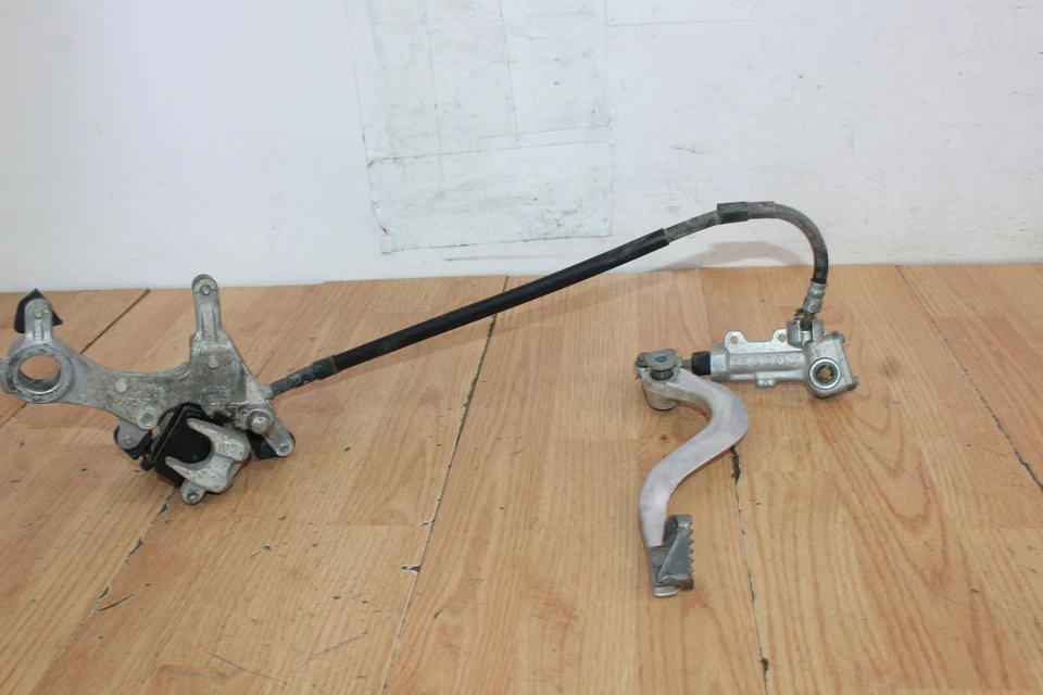 2017 KAWASAKI KX250F Rear Brake Master Cylinder w/Caliper and Pedal - Image 1 of 4