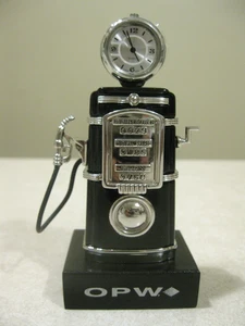 Timex Black Collectible Gas Pump Mini Clock Quartz, Base Made for OPW - Bild 1 von 8