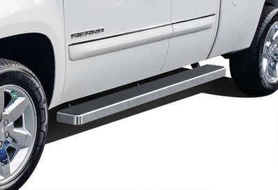 APS Polished 6-inch Side Bar Fit 99-13 Chevy Silverado GMC Sierra Double Cab - Image 1 of 4