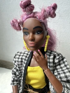 Barbie BMR1959 Nude Doll Made to Move Body AA Purple Hair Petite Very Posable - Bild 1 von 13