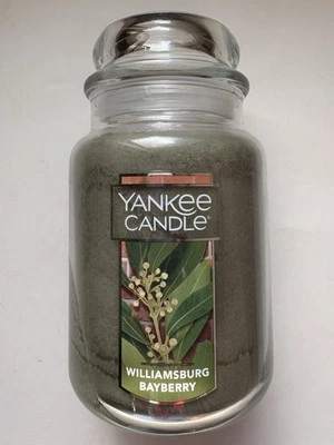 Yankee Candle WILLIAMSBURG BAYBERRY 22 oz LGE JAR  FAVORITE HOLIDAY SCENT HTF - Image 1 of 3