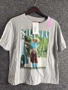 Shania Twain Graphic T-Shirt Band Tee Small S Grey 100% Cotton - Picture 1 of 9