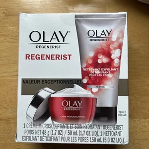 OLAY Regenerist Micro Sculpting Cream Hydrating Moisturizer Pore Detoxify Scrub - Picture 1 of 1