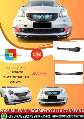 Art. 0338 Under Bumper Suitable for Smart Fortwo W453 2015-2019 - Image 1 of 4