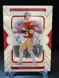 2024 National Treasures Brock Purdy Holo Silver Base 17/25 - 49ers - Picture 1 of 4