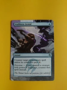 Stubborn Denial. KTK Instant MTG Card. Altered Art. Messy as pictured. - Picture 1 of 8