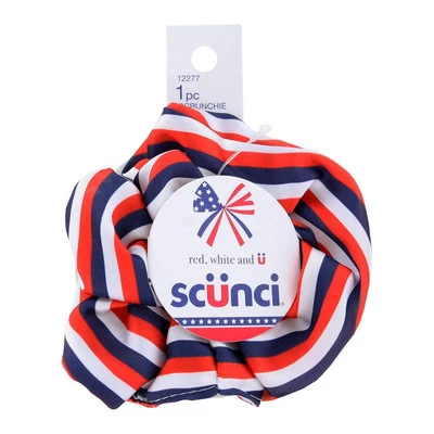 Scunci U Got This Red, White and U American Hair Scrunchie, 1-Piece - Image 1 of 2