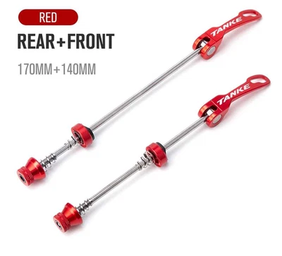 Road Mountain Bicycle Wheel Hub Front and Rear Skewers Bike Axle Quick Release - Image 1 of 4