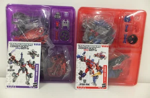 Transformers Construct-Bots Optimus Prime & Megatron Buildable Figure Pair #J1 - Picture 1 of 6