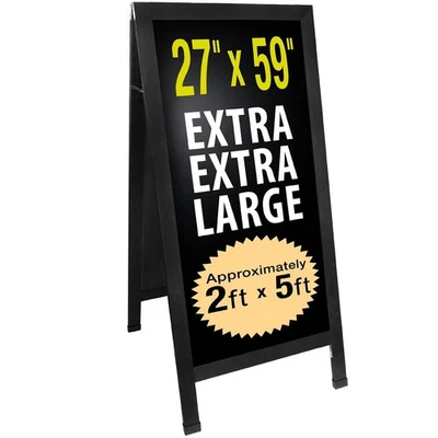 Excello Global Products Extra Large Magnetic Gigantic Sandwich Board Sidewalk... - Image 1 of 4