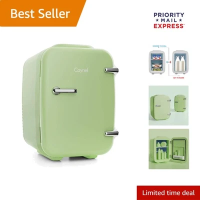 Mini nevera termoeléctrica compacta de 4 litros para cuidado de la piel y comida sobre la marcha Foto 1 de 4