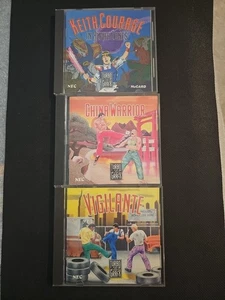 TURBOGRAFX 16 LOT -VIGILANTE CHINA WARRIOR KEITH COURAGE ALPHA - ALL W/MANUALS!! - Picture 1 of 6