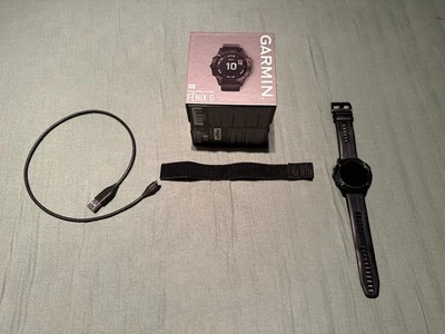 Garmin Fenix 6 Pro mit Ultrafit-Armband, schwarz, gebraucht - Bild 1 von 4