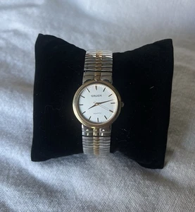 GRUEN GOLDFARBENE ARMBANDUHR, Quarz, läuft - Bild 1 von 5