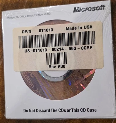*NEW SEALED* Microsoft Office Basic Edition 2003 | English Version w/Product Key - Image 1 of 2