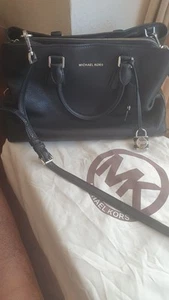 !SALE!*100% Original Michael KORS Black Tasche* Genarbtes weiches LEDER - Bild 1 von 11