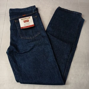 Wrangler Rustler Jeans Herren Größe 33x34 Blau Regular Fit Heavyweight Denim - Bild 1 von 7