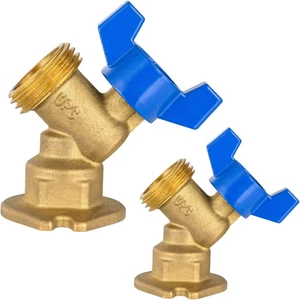 Pack of 2, 1/2 In. FIP Inlet X 3/4 In. MHT Outlet Sillcock Hose Bibb - Picture 1 of 12