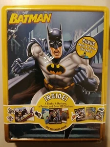 DC BATMAN COLLECTOR'S TIN Activity Center. Factory Sealed New - Picture 1 of 3