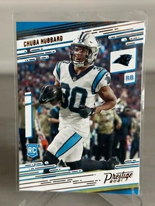2021 Panini Chronicles Prestige Football Chuba Hubbard RC #241 Panthers Rookie - Picture 1 of 2