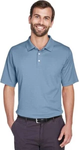 Devon & Jones Men's Pima-Tech™ Jet Piqué Polo - Slate Blue - Size Large - Bild 1 von 3