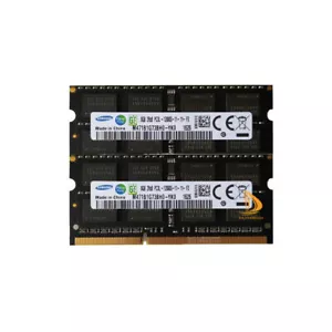 16GB Samsung 2x 8GB 2RX8 DDR3 1600MHz PC3L-12800S SODIMM Laptop RAM Memory,1.35V - Picture 1 of 6