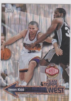 Jason Kidd 1999-00 Topps Team West #TT2 Phoenix Suns 插入免费送货! — 第 1/2 张图片