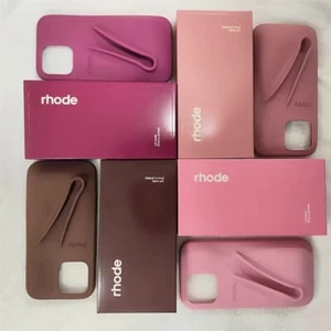 Rhode Case do iPhone 16 15 14 13 12 11 Pro Max błyszczyk do ust uchwyt miękki silikon - Zdjęcie 1 z 14