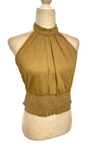 Free People High Neck Halter Top. New With Tickets. Size Large. - Picture 1 of 5
