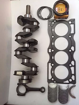Nissan 2.5 QR25DE Crankshaft with Bearings,Graphite H.Gasket,Rings,4 Rods 02-06 - Image 1 of 4