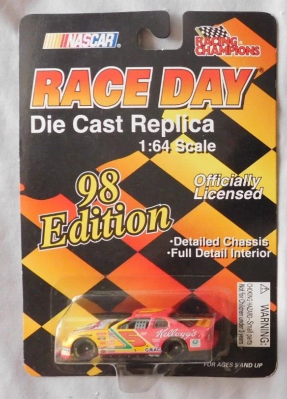 Coche Kellogg's Car Racing Champions 1998 fundido a presión 1:64 #5 Foto 1 de 1
