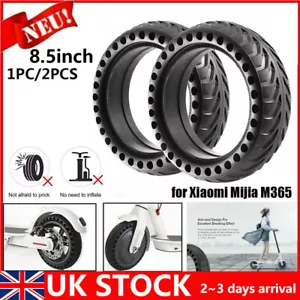 Replacement Solid Tyre 8.5" Honeycomb Tire for Xiaomi Mi M365 Pro E-Scooter UK!! - Picture 1 of 14