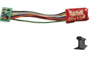 Digitrax DN136PS ~ New 2025 ~ 1 Amp HO / N DCC Motor Decoder Short 8 Pin Harness - Picture 1 of 2