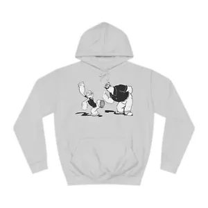 POPEYE and BLUTO Unisex College Hoodie - Picture 1 of 21