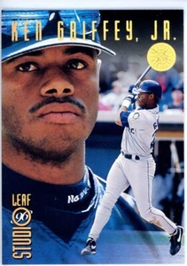 1996 Leaf Studio - Ken Griffey Jr #116 Gold Press Proof /500 - Picture 1 of 2