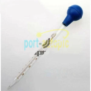 New 5mL Rubber Head Glass Dropper Glass Pipettes Dropper scale line - Picture 1 of 1