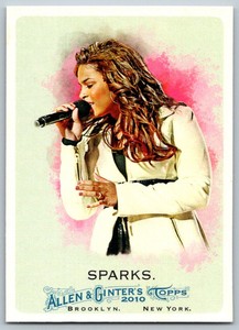 2010 Topps Allen & Ginter #216 Jordin Sparks Singer