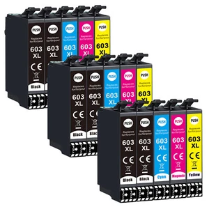 603XL Patrone Kompatibel zu Epson 603 XL XP-2100 XP-2105 XP-3105 XP-4150 WF-2830 - Bild 1 von 25