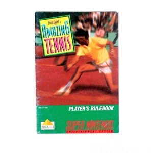 Notice AMAZING TENNIS David Crane's Nintendo Super Nintendo SNES Usa (2) - Imagen 1 de 2