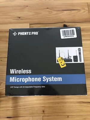 PhenyxPro Wireless Microphone System PTU 52B Headset  Body Pack UHF Receiver - Image 1 of 4