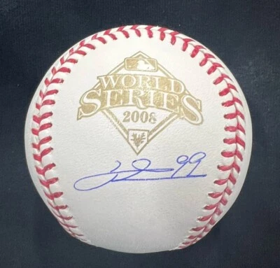 So Taguchi Signed 08 World Series baseball Phillies ROMLB Official 2008 PSA - Image 1 of 3