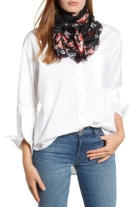 Halogen Floral Print Silk Twill Scarf - Picture 1 of 4