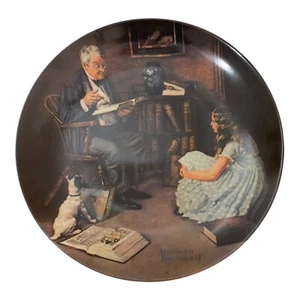 Knowles Plate The Storyteller with COA Certificate in Original Box - Picture 1 of 18
