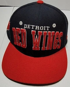 DETROIT RED WINGS THROWBACK ZEPHYR HIGH QUALITY STITCHED POPULAR DESIGN HAT SIZE - Picture 1 of 10