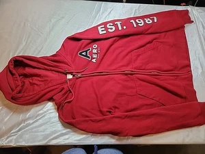 Aeropostale Full Zip Jacket Women Large Red "D016" - Picture 1 of 7