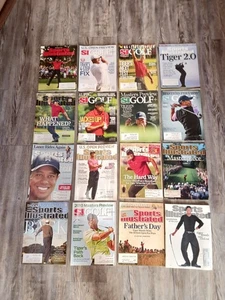Lot 16 Tiger Woods Covers Sports Illustrated Newsstand Magazines 1999 -2000s Era - Picture 1 of 6